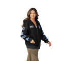 Dallas Mavericks Unisex Logo Sleeve Full Zip Hoodie - Black view 2