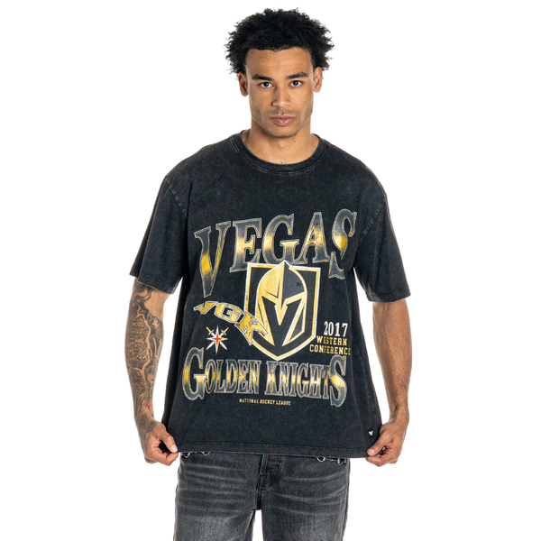 Vegas Golden Knights Women's Streetwear Graphic Tee - Black