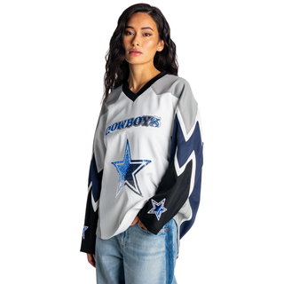 Dallas Cowboys Women's Long Sleeve Fashion Top - Multi