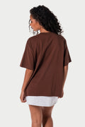 Arizona Diamond Backs Drop Shoulder Tee - Brown view 2
