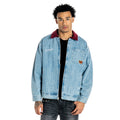 Washington Commanders Unisex Pinstripe Denim Jacket - Denim view 2