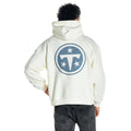 Tennessee Titans Unisex Denim Patched Hoodie - Vintage White view 4