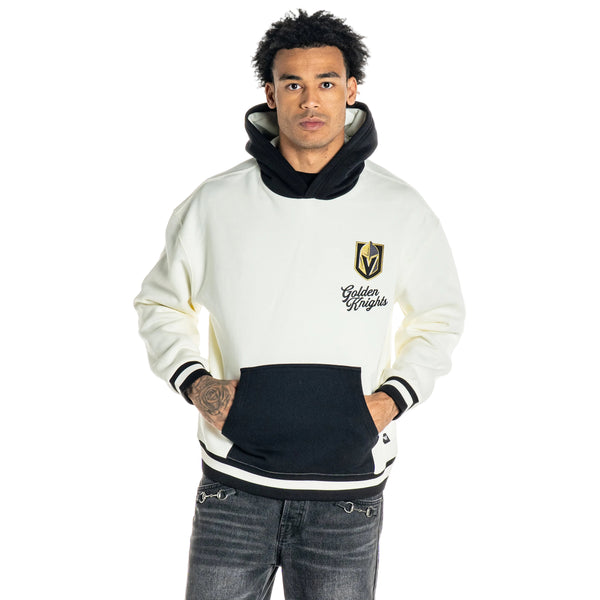 Vegas Golden Knights Unisex Colorblock Hoodie - Vintage White