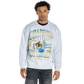 Los Angeles Chargers Unisex Graphic Crew Fleece - Heather Grey view 2