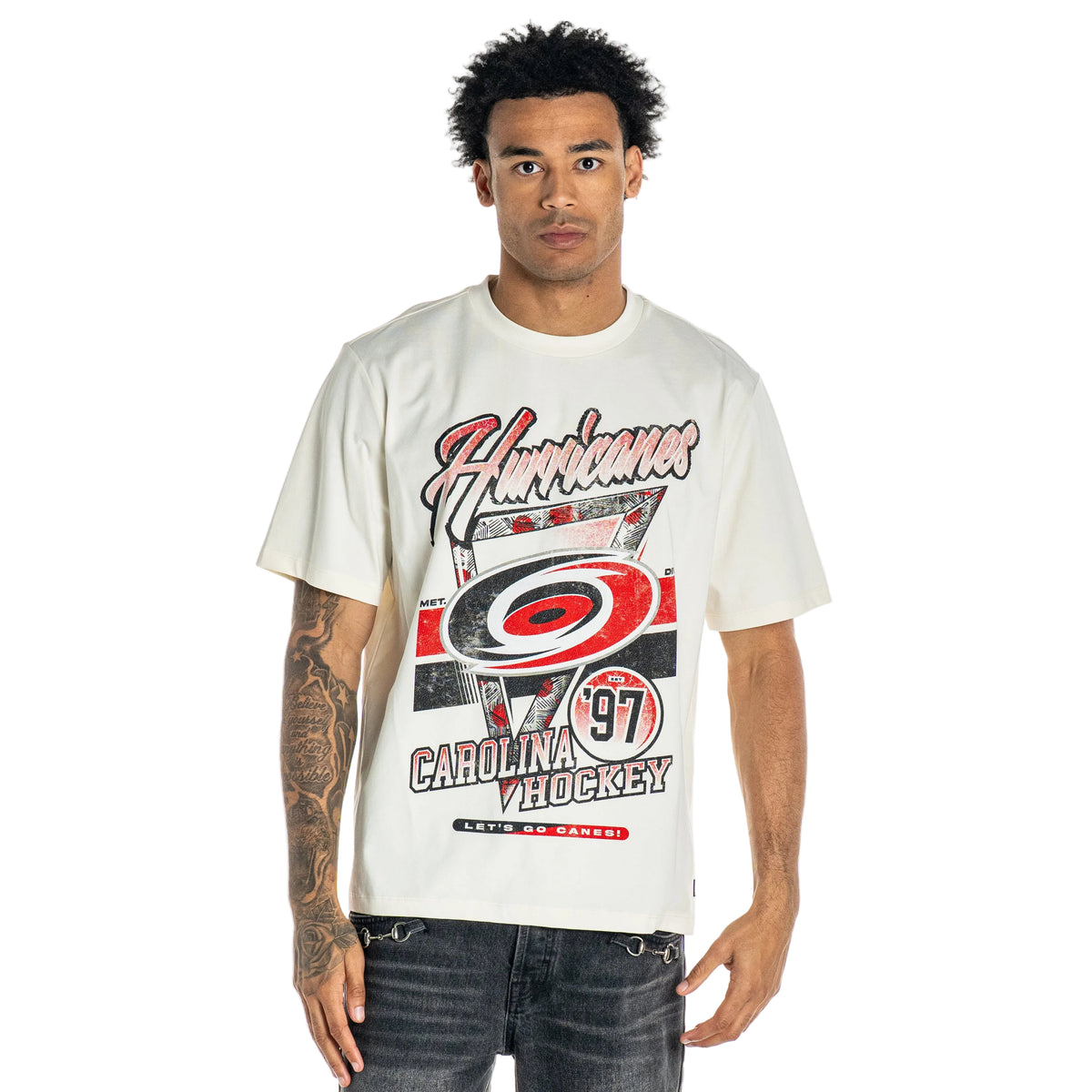 Carolina Hurricanes Band Tee - Vintage White