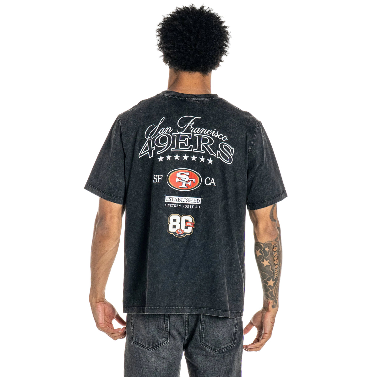 San Francisco 49ers Unisex Streetwear F&B Tee - Black