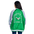 Philadelphia Eagles Unisex Satin Bomber Jacket - Kelly Green view 4