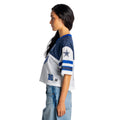 Dallas Cowboys Women's Cropped Football Top - White view 3