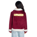 Washington Commanders Women's Sherpa Full-Zip Jacket - Maroon view 3