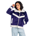 Baltimore Ravens Women's Sherpa Full-Zip Jacket - Dark Purple view 2