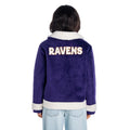 Baltimore Ravens Women's Sherpa Full-Zip Jacket - Dark Purple view 3