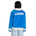 Detroit Lions Women's Sherpa Full-Zip Jacket - Blue view 2