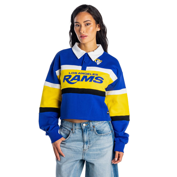Los Angeles Rams Women's Cropped Polo - Multi