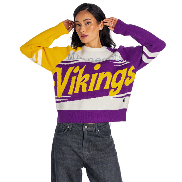 Minnesota Vikings Women's Graphic Sweater - Multi