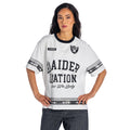 Las Vegas Raiders Women's Boyfriend Tee - Vintage White view 1