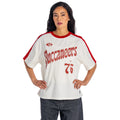 Tampa Bay Buccaneers Women's Drop Shoulder Top - Vintage White view 1