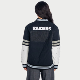 Las Vegas Raiders Womens Multi Vintage Bomber