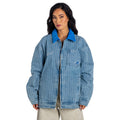 Detroit Lions Unisex Pinstripe Denim Jacket - Denim view 2