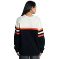 Cincinnati Bengals Unisex Jacquard Crew Sweater - Black/Cream view 3