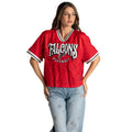 Atlanta Falcons Women's Lace Fashion Top - Red view 1