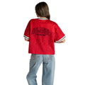Atlanta Falcons Women's Lace Fashion Top - Red view 3