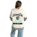 KC Current Unisex Jacquard Crew Sweater - Cream view 1