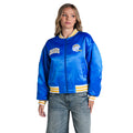 Los Angeles Chargers Women's Satin Bomber - Light Blue view 1