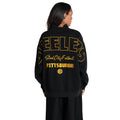 Pittsburgh Steelers Unisex Quarter-Zip Fleece - Black view 2