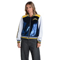 Los Angeles Chargers Women's Sequin Bomber Jacket - Navy view 1