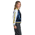 Los Angeles Chargers Women's Sequin Bomber Jacket - Navy view 2