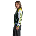 Seattle Storm Women's Sequin Bomber Jacket - Green/White view 2