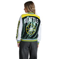 Seattle Storm Women's Sequin Bomber Jacket - Green/White view 4