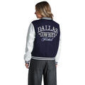 Dallas Cowboys Women's Pearl Varsity Jacket - Navy view 3