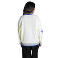 Dallas Cowboys Women's Star Sleeve Crew Fleece - White view 3