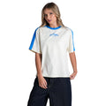 Los Angeles Chargers Women's Drop Shoulder Top - Cream view 1