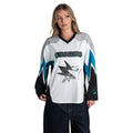San Jose Sharks Women's Long Sleeve Fashion Top - Multi view 4