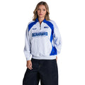 Seattle Seahawks Women's Quarter-Zip Polo - Heather Grey view 2