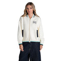 Seattle Kraken Unisex Jacquard Zip Front Sweater - Cream view 2