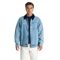 New England Patriots Unisex Pinstripe Denim Jacket - Denim view 2