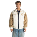 KC Current Unisex Quilted Bomber Jacket - Brown view 1