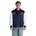 Chicago Bears Unisex Quilted Bomber Jacket - Navy/White view 2