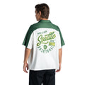 Seattle Storm Unisex Raglan Bowler Shirt - Vintage White view 3