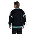 Seattle Kraken Unisex Collared Polo Fleece - Black view 2
