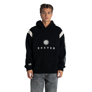 Boston Bruins Unisex Corduroy Hoodie - Black