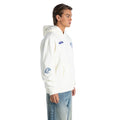 Los Angeles Rams Unisex Denim Patched Hoodie - Vintage White view 3