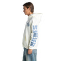 Los Angeles Rams Unisex Denim Patched Hoodie - Vintage White view 4