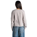 Detroit Lions Women's Oversized Graphic Long Sleeve Tee - Grey view 2