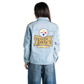 Pittsburgh Steelers Rhinestone Denim Jacket - Denim view 2