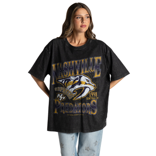 Nashville Predators Streetwear Graphic Tee - Black