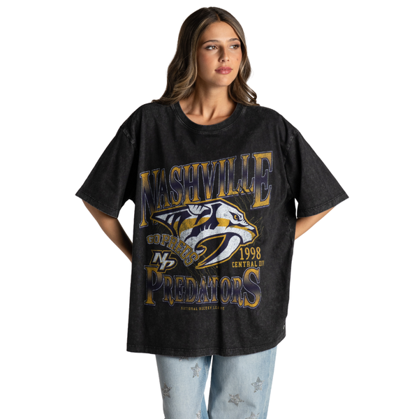 Nashville Predators Streetwear Graphic Tee - Black